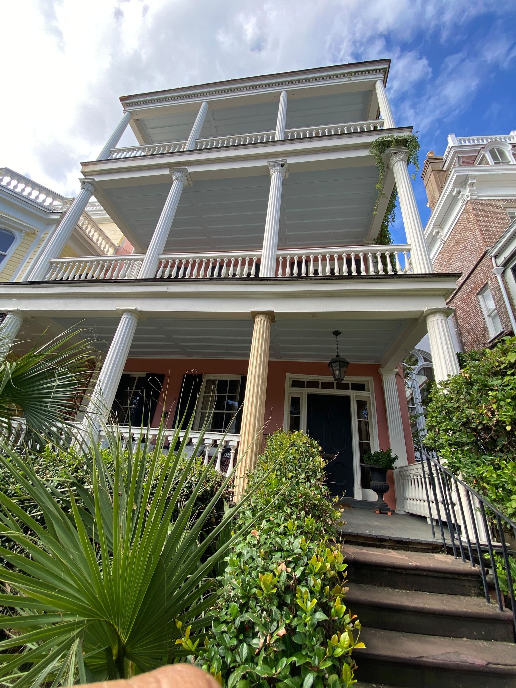 Charleston triple piazza after column replacement